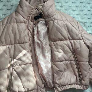Pink Guess Puffer Coat